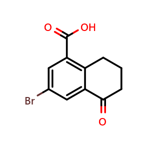 3-bromo-5-oxo-5,6,7,8-tetrahydronaphthalene-1-carboxylic acid