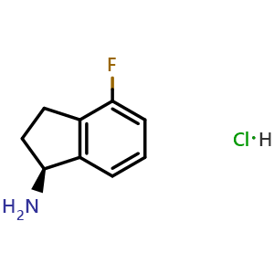 (S)-4-fluoro-2,3-dihydro-1H-inden-1-amine hydrochloride