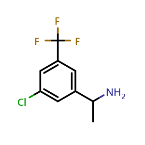 1-(3-chloro-5-(trifluoromethyl)phenyl)ethan-1-amine