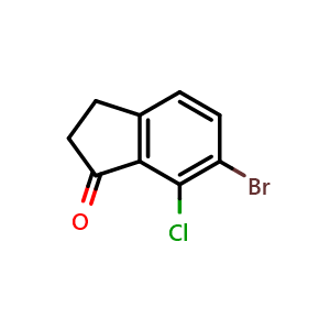 6-bromo-7-chloro-2,3-dihydro-1H-inden-1-one