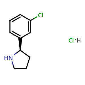 (R)-2-(3-chlorophenyl)pyrrolidine hydrochloride