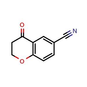 Chemical structure of 4-oxochromane-6-carbonitrile , CAS 138801-92-0, AChemBlock S87579