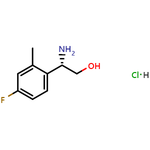 (S)-2-amino-2-(4-fluoro-2-methylphenyl)ethan-1-ol hydrochloride