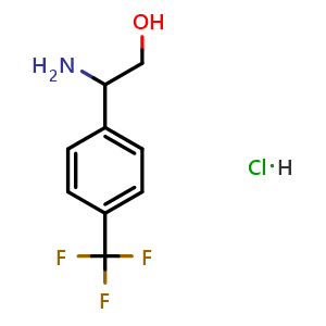 2-amino-2-(4-(trifluoromethyl)phenyl)ethan-1-ol hydrochloride