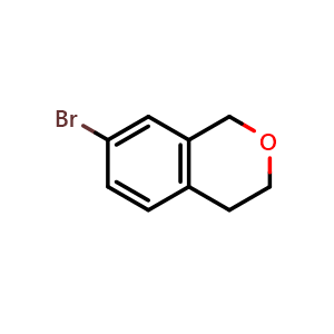 Chemical structure of 7-bromoisochromane , CAS 149910-98-5, AChemBlock S87649