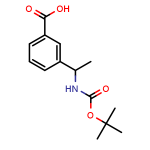3-(1-((tert-butoxycarbonyl)amino)ethyl)benzoic acid