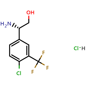 (S)-2-amino-2-(4-chloro-3-(trifluoromethyl)phenyl)ethan-1-ol hydrochloride