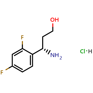 (S)-3-amino-3-(2,4-difluorophenyl)propan-1-ol hydrochloride