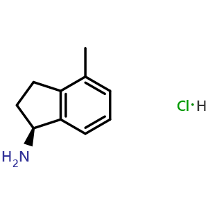 (S)-4-methyl-2,3-dihydro-1H-inden-1-amine hydrochloride