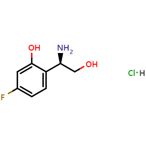 (R)-2-(1-amino-2-hydroxyethyl)-5-fluorophenol hydrochloride