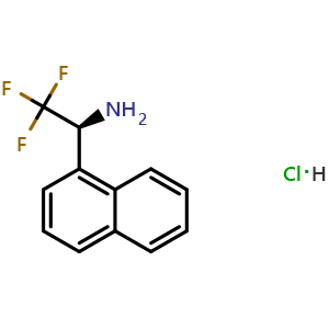 (S)-2,2,2-trifluoro-1-(naphthalen-1-yl)ethan-1-amine hydrochloride