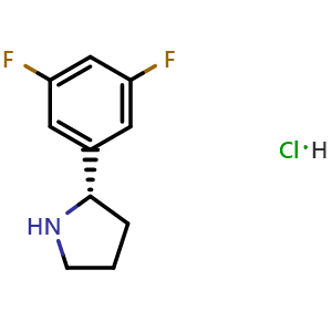 (S)-2-(3,5-difluorophenyl)pyrrolidine hydrochloride