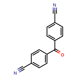 Chemical structure of 4,4'-carbonyldibenzonitrile , CAS 32446-66-5, AChemBlock S87858