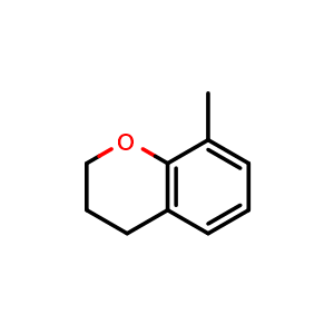 Chemical structure of 8-methylchromane , CAS 3722-72-3, AChemBlock S87876