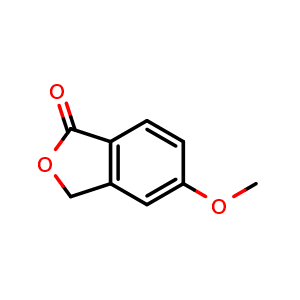 Chemical structure of 5-methoxyisobenzofuran-1(3H)-one , CAS 4741-62-2, AChemBlock S87906