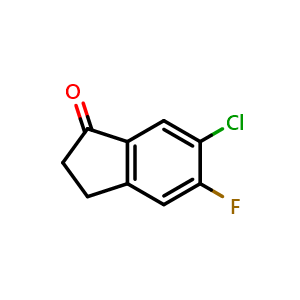 6-chloro-5-fluoro-2,3-dihydro-1H-inden-1-one