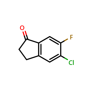 5-chloro-6-fluoro-2,3-dihydro-1H-inden-1-one