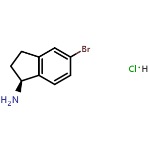 (S)-5-bromo-2,3-dihydro-1H-inden-1-amine hydrochloride
