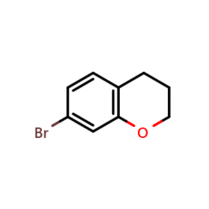 Chemical structure of 7-bromochromane , CAS 941710-30-1, AChemBlock S88115