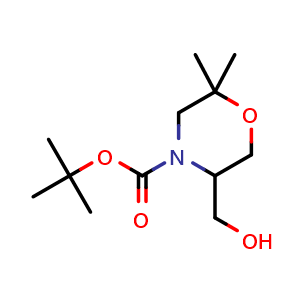 tert-butyl 5-(hydroxymethyl)-2,2-dimethylmorpholine-4-carboxylate