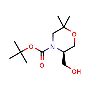 tert-butyl (R)-5-(hydroxymethyl)-2,2-dimethylmorpholine-4-carboxylate