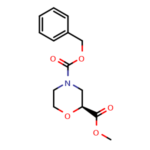 4-benzyl 2-methyl (S)-morpholine-2,4-dicarboxylate