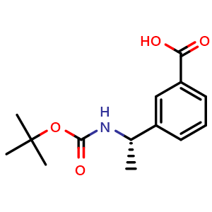 (S)-3-(1-((tert-butoxycarbonyl)amino)ethyl)benzoic acid