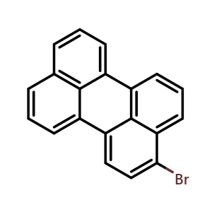 Chemical structure of 3-bromoperylene , CAS 23683-68-3, AChemBlock S88371