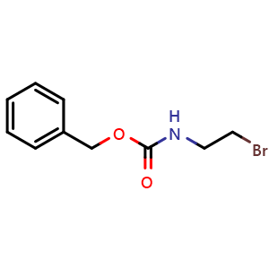 Chemical structure of benzyl (2-bromoethyl)carbamate , CAS 53844-02-3, AChemBlock S88423