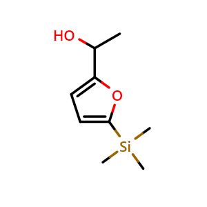 1-(5-(trimethylsilyl)furan-2-yl)ethan-1-ol