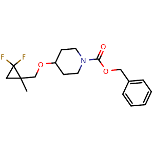 benzyl 4-((2,2-difluoro-1-methylcyclopropyl)methoxy)piperidine-1-carboxylate