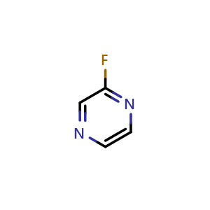 Chemical structure of 2-fluoropyrazine , CAS 4949-13-7, AChemBlock S88522