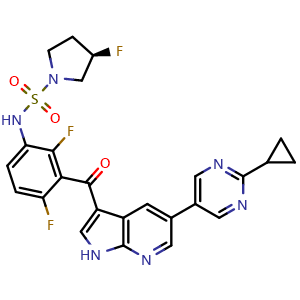 Chemical structure of PLX8394 , CAS 1393466-87-9, AChemBlock S88553