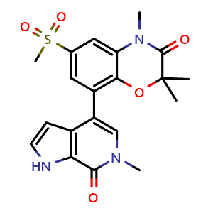 Chemical structure of INCB-057643 , CAS 1820889-23-3, AChemBlock S88571