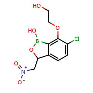 6-chloro-7-(2-hydroxyethoxy)-3-(nitromethyl)benzo[c][1,2]oxaborol-1(3H)-ol