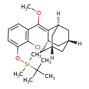 (3-((Z)-((1r,3s,5R,7S)-adamantan-2-ylidene)(methoxy)methyl)-2-chlorophenoxy)(tert-butyl)dimethylsilane