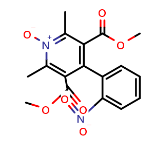 3,5-bis(methoxycarbonyl)-2,6-dimethyl-4-(2-nitrophenyl)pyridine 1-oxide