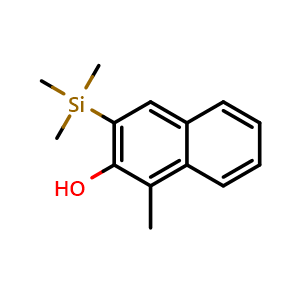 1-methyl-3-(trimethylsilyl)naphthalen-2-ol