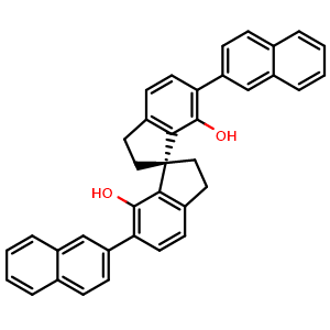 (S)-6,6'-di(naphthalen-2-yl)-2,2',3,3'-tetrahydro-1,1'-spirobi[indene]-7,7'-diol