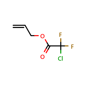 Chemical structure of allyl 2-chloro-2,2-difluoroacetate , CAS 118337-48-7, AChemBlock S88703