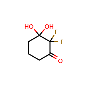 2,2-difluoro-3,3-dihydroxycyclohexan-1-one
