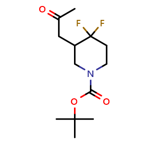 tert-butyl 4,4-difluoro-3-(2-oxopropyl)piperidine-1-carboxylate