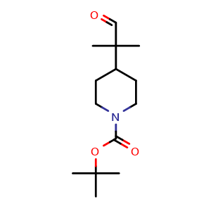 tert-butyl 4-(2-methyl-1-oxopropan-2-yl)piperidine-1-carboxylate