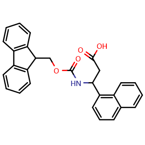 3-((((9H-fluoren-9-yl)methoxy)carbonyl)amino)-3-(naphthalen-1-yl)propanoic acid