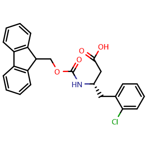(S)-3-((((9H-fluoren-9-yl)methoxy)carbonyl)amino)-4-(2-chlorophenyl)butanoic acid