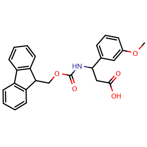 3-((((9H-fluoren-9-yl)methoxy)carbonyl)amino)-3-(3-methoxyphenyl)propanoic acid
