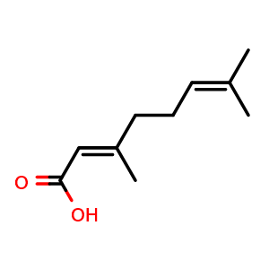(E)-3,7-dimethylocta-2,6-dienoic acid