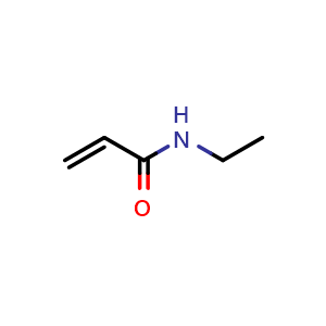 Chemical structure of N-ethylacrylamide , CAS 5883-17-0, AChemBlock S89440