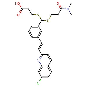 Chemical structure of MK-571 , CAS 115104-28-4, AChemBlock S89599