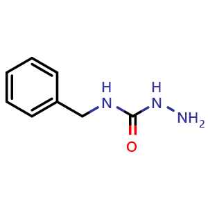 Chemical structure of N-benzylhydrazinecarboxamide , CAS 16956-42-6, AChemBlock S89608